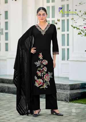 Karissa Nykaa 1001 To 1004 Series Cotton Salwar Suit Set