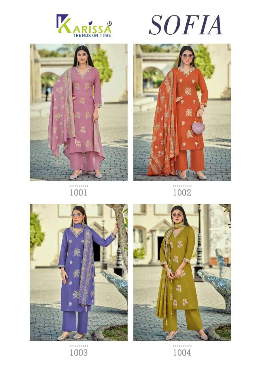 Karissa Sofia Cotton Stitched Salwar Suit Set - Amrah Wholesale