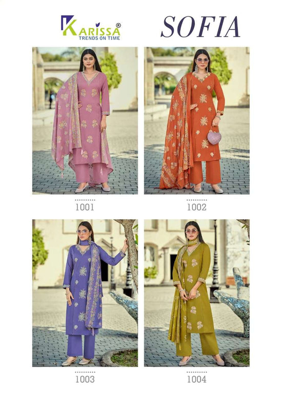 Karissa Sofia Cotton Stitched Salwar Suit Set - Amrah Wholesale