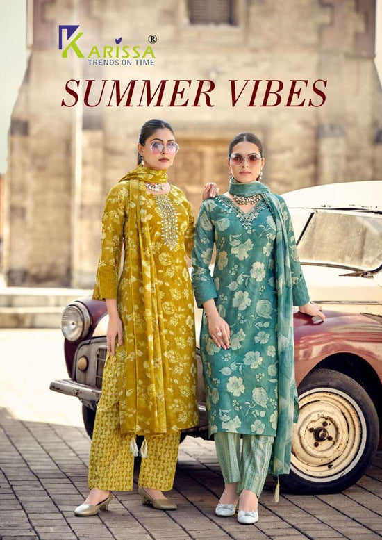 Karissa Summer Vibes Premium Cotton Stitched Salwar Suit Set