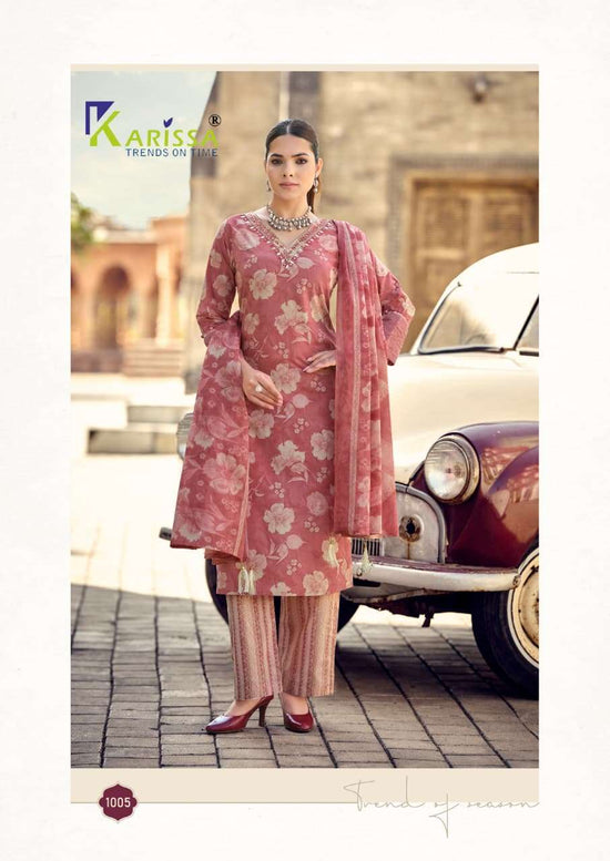 Karissa Summer Vibes Premium Cotton Stitched Salwar Suit Set
