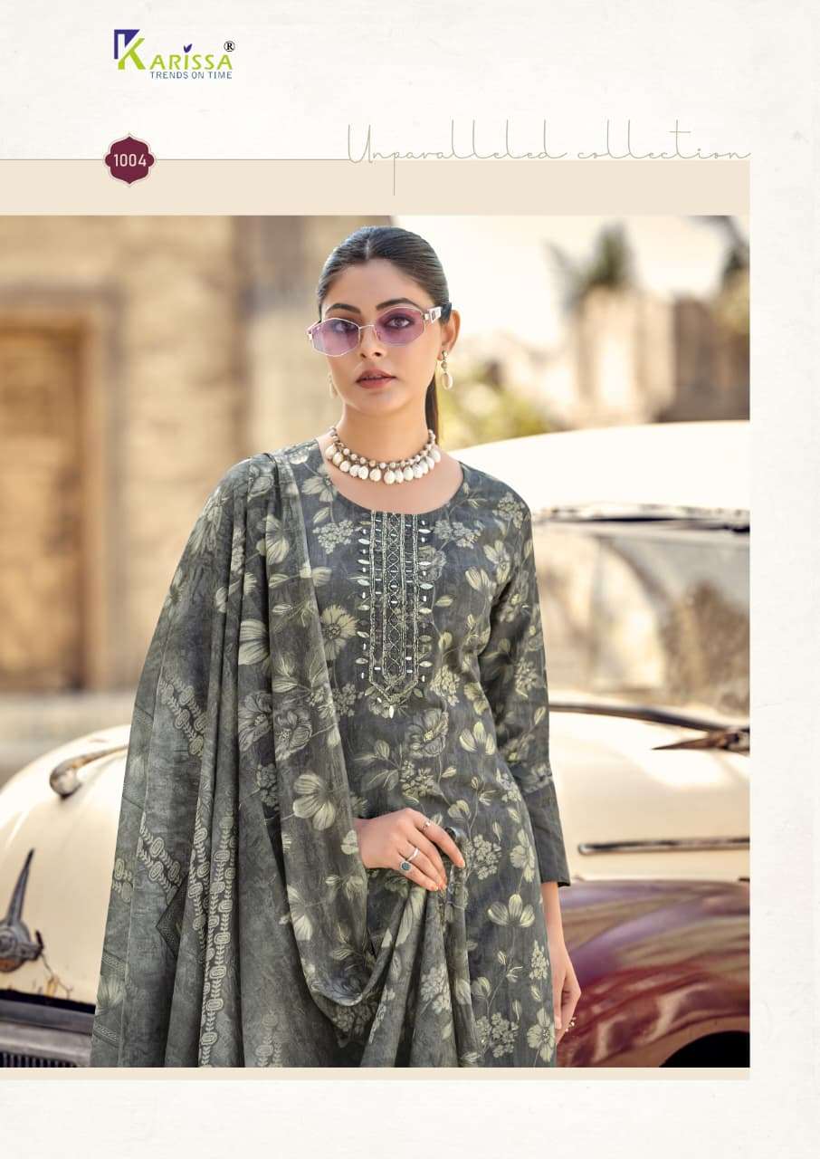 Karissa Summer Vibes Premium Cotton Stitched Salwar Suit Set - Amrah Wholesale