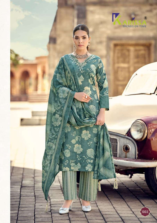 Karissa Summer Vibes Premium Cotton Stitched Salwar Suit Set - Amrah Wholesale