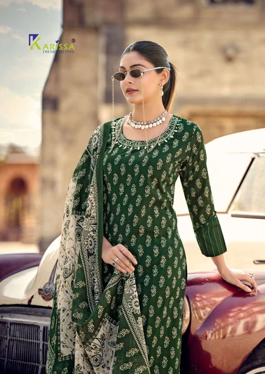 Karissa Summer Vibes Premium Cotton Stitched Salwar Suit Set - Amrah Wholesale