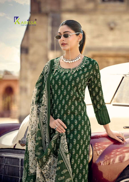 Karissa Summer Vibes Premium Cotton Stitched Salwar Suit Set - Amrah Wholesale