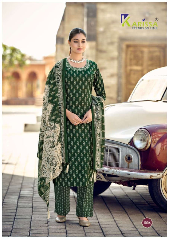 Karissa Summer Vibes Premium Cotton Stitched Salwar Suit Set - Amrah Wholesale