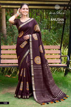 Kashvi Creation Kashvi Anusha Vol 1 Viscose Satin Saree
