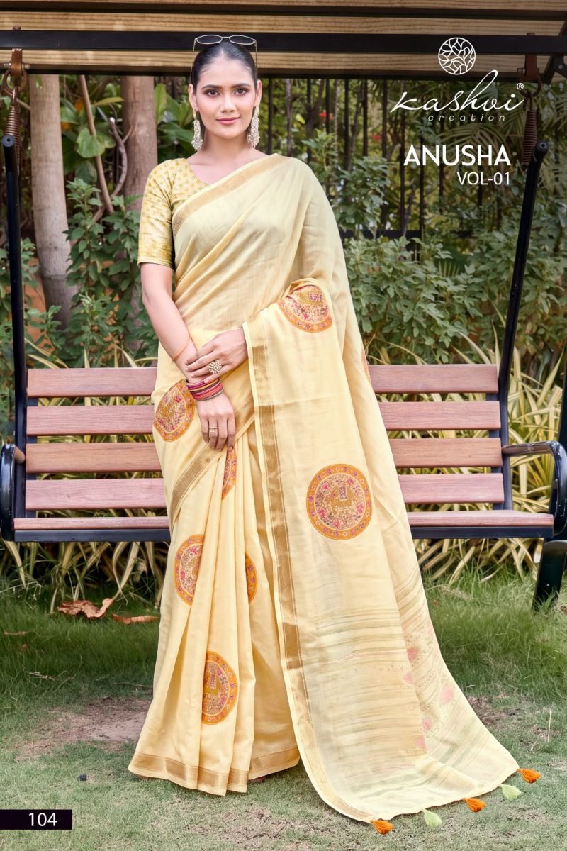 Kashvi Creation Kashvi Anusha Vol 1 Viscose Satin Saree