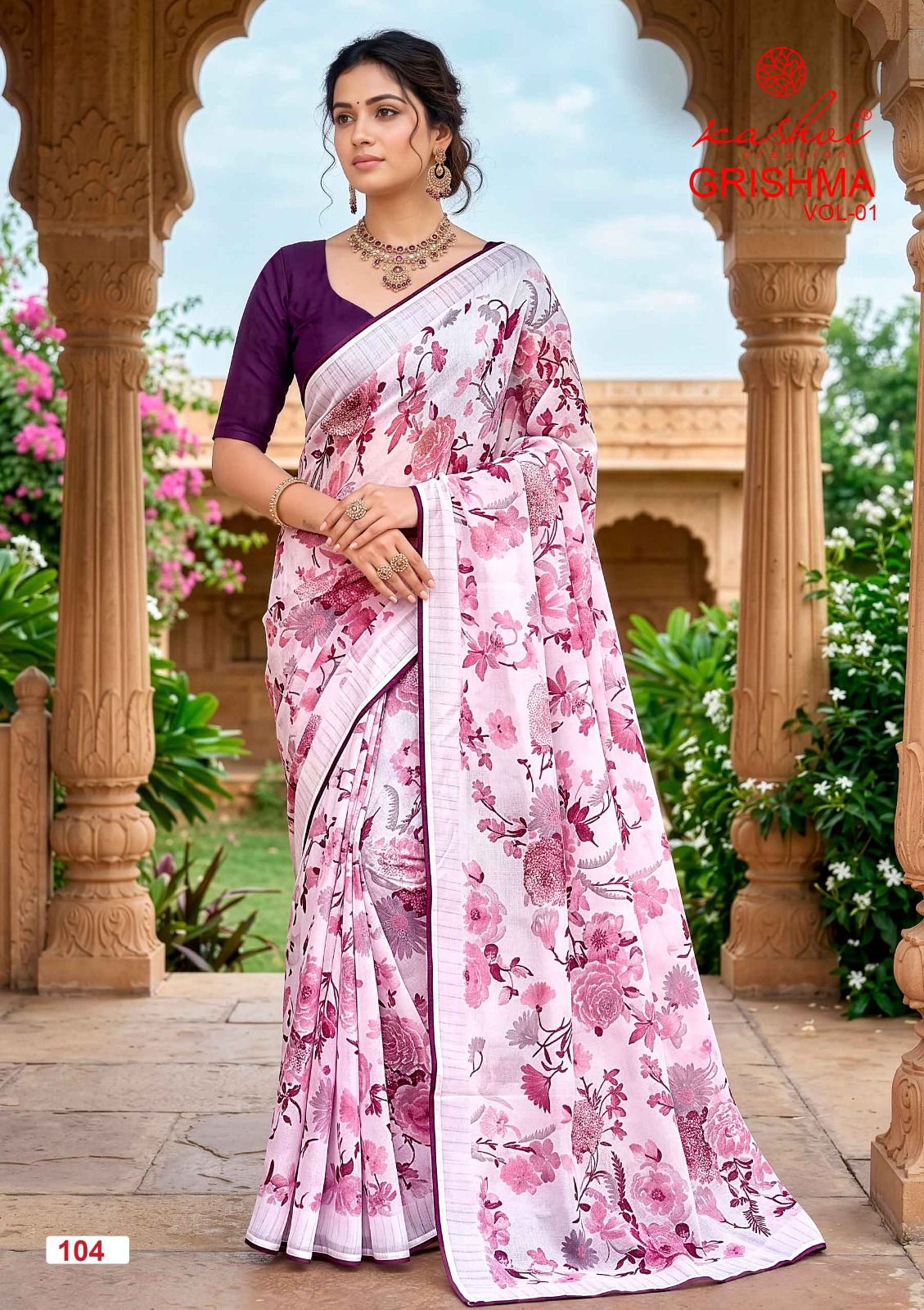 Kashvi Creation Kashvi Garishma Vol 1 Georgette Saree - Amrah Wholesale