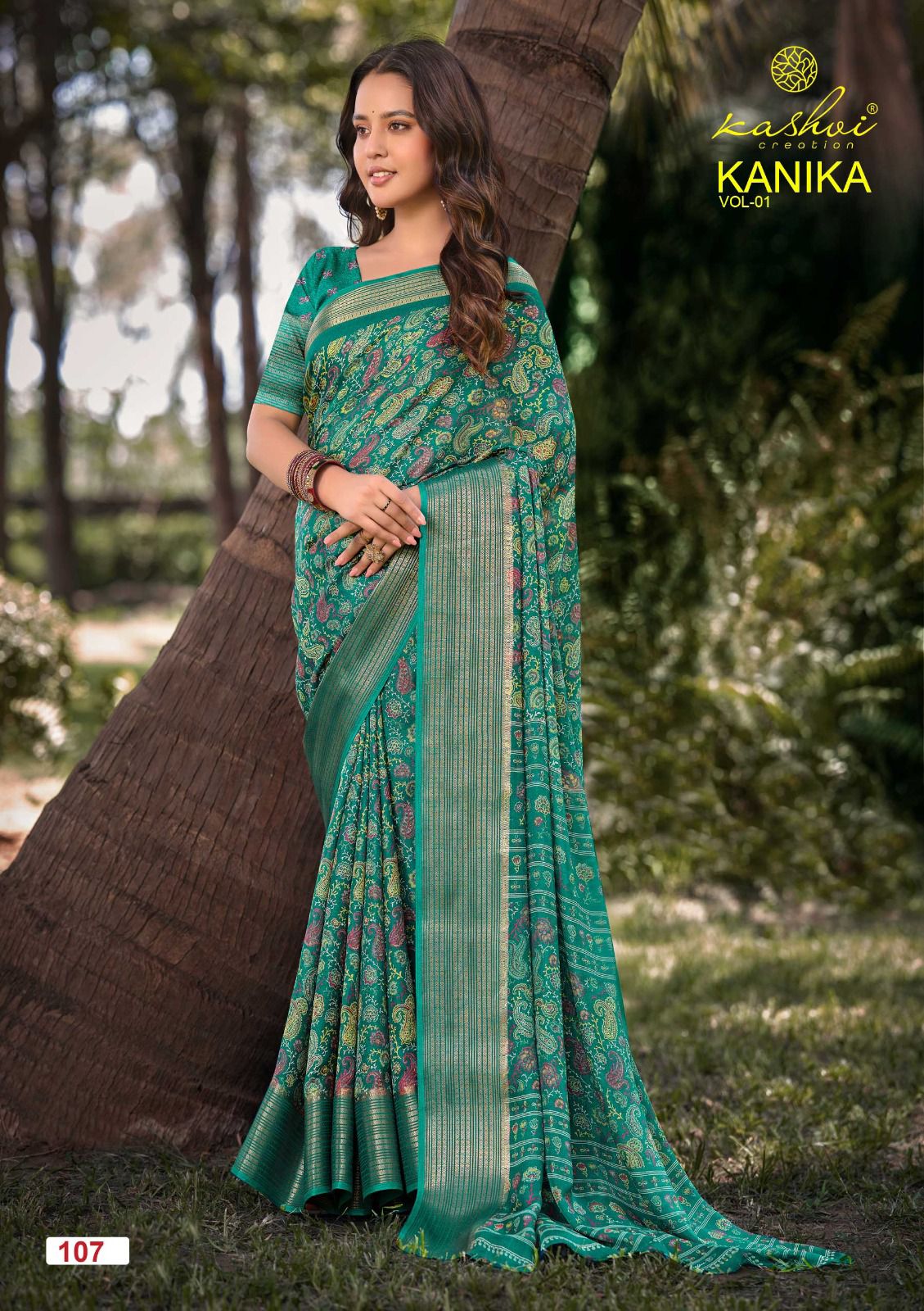 Kashvi Creation Kashvi Kanika Vol 1 Marshmello Silk Saree - Amrah Wholesale