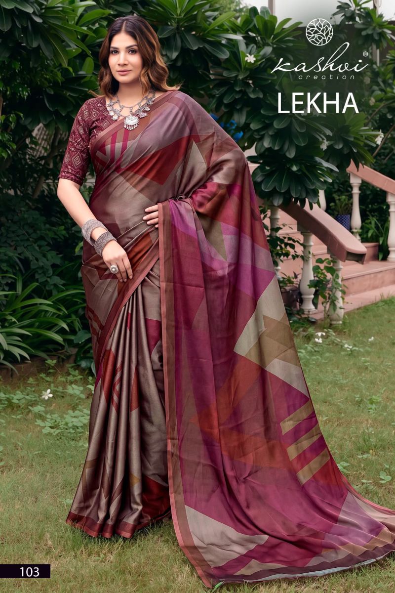 Kashvi Creation Kashvi Lekha Vol 1 Georgette Saree