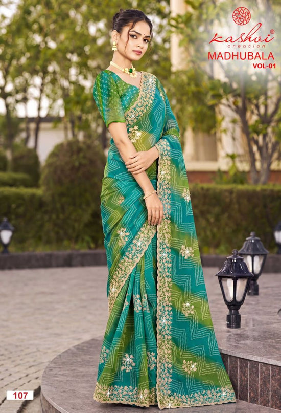 Kashvi Creation Kashvi Madhubala Vol 1 Chiffon Saree