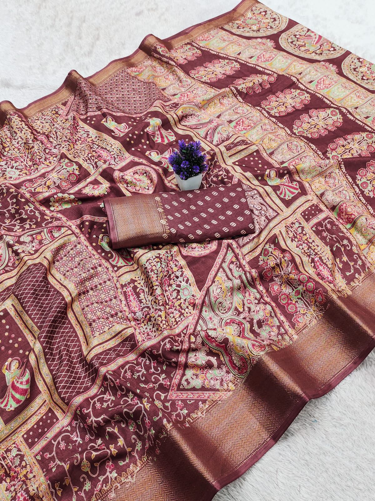 Kashvi Creation Kashvi Princy Vol 1 Dola Silk Saree - Amrah Wholesale