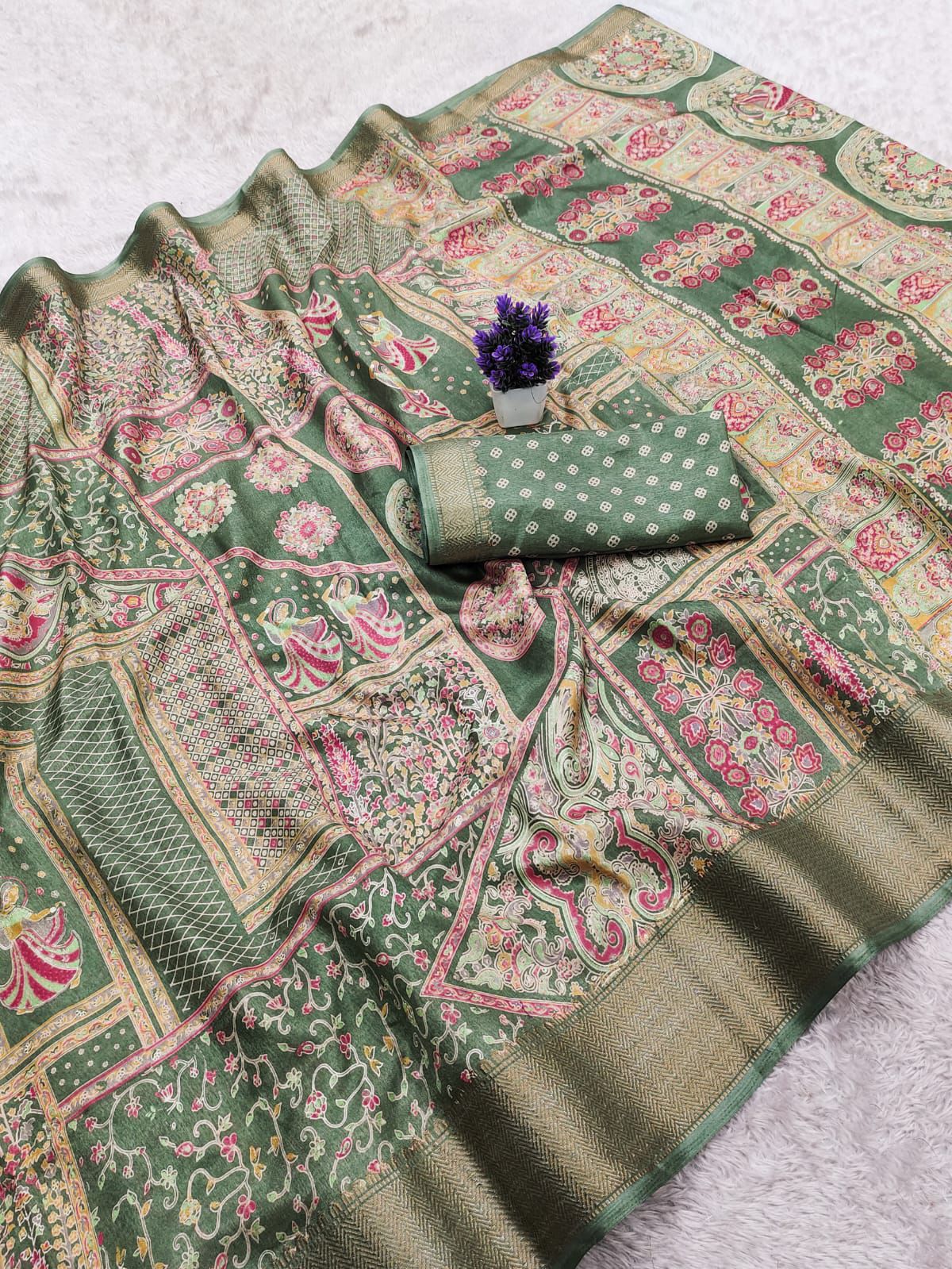 Kashvi Creation Kashvi Princy Vol 1 Dola Silk Saree - Amrah Wholesale