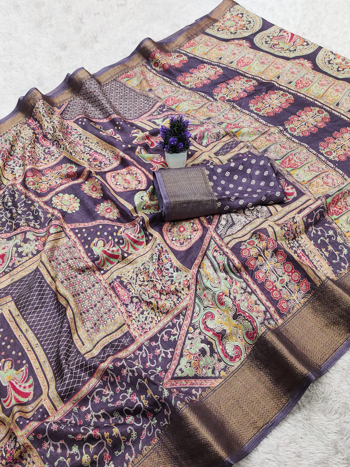 Kashvi Creation Kashvi Princy Vol 1 Dola Silk Saree - Amrah Wholesale