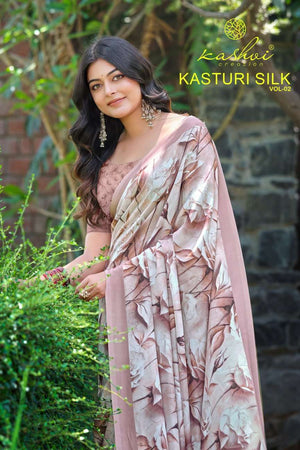 Kashvi Creation Kasturi Silk Vol 2 Digital Print Saree Wholesale