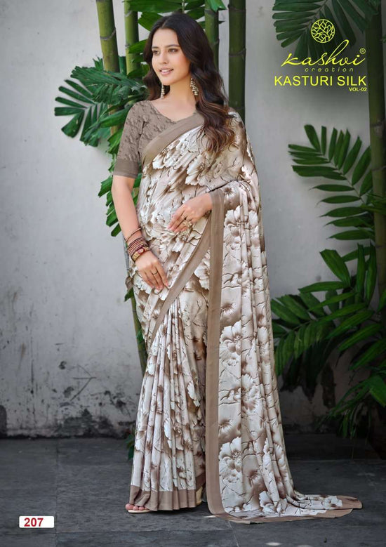 Kashvi Creation Kasturi Silk Vol 2 Digital Print Saree Wholesale