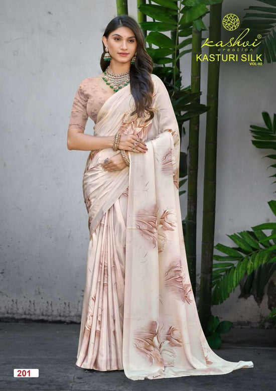 Kashvi Creation Kasturi Silk Vol 2 Digital Print Saree Wholesale