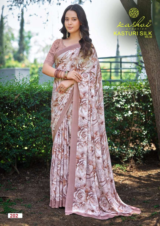 Kashvi Creation Kasturi Silk Vol 2 Digital Print Saree Wholesale