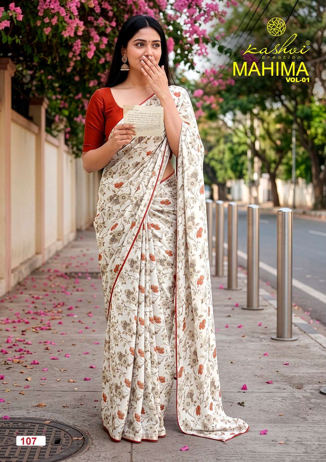 Kashvi Creation Mahima Vol 1 Major Georgette Saree - Amrah Wholesale
