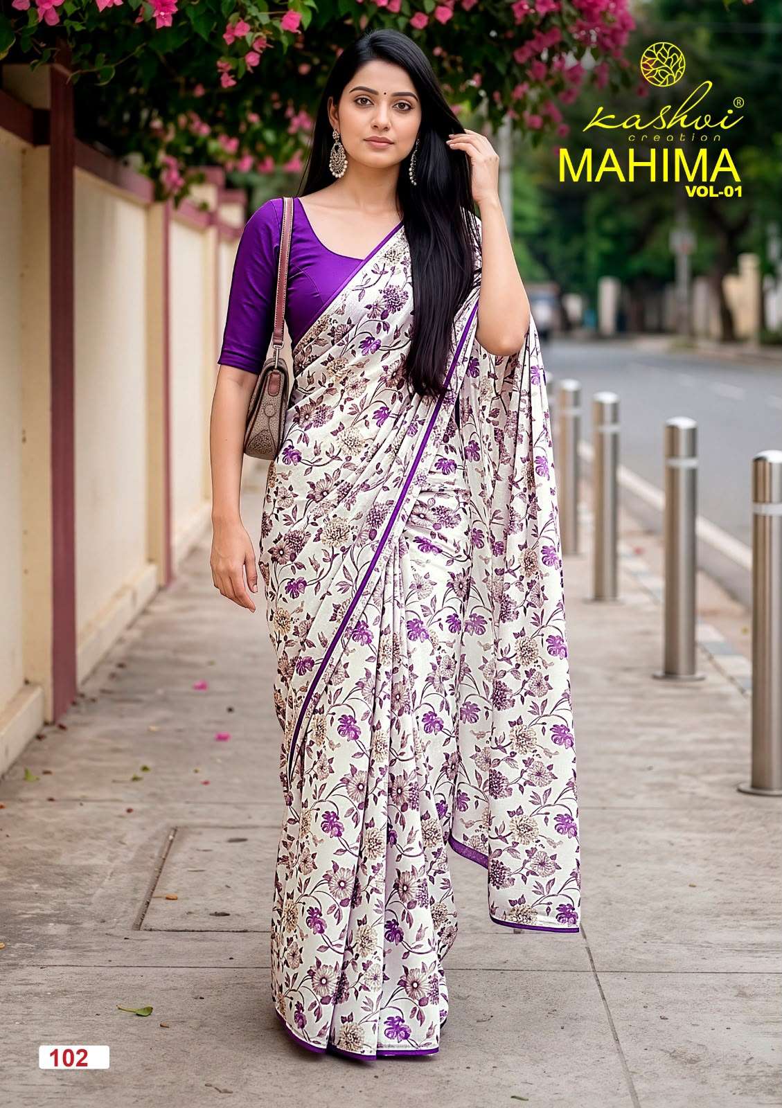 Kashvi Creation Mahima Vol 1 Major Georgette Saree - Amrah Wholesale