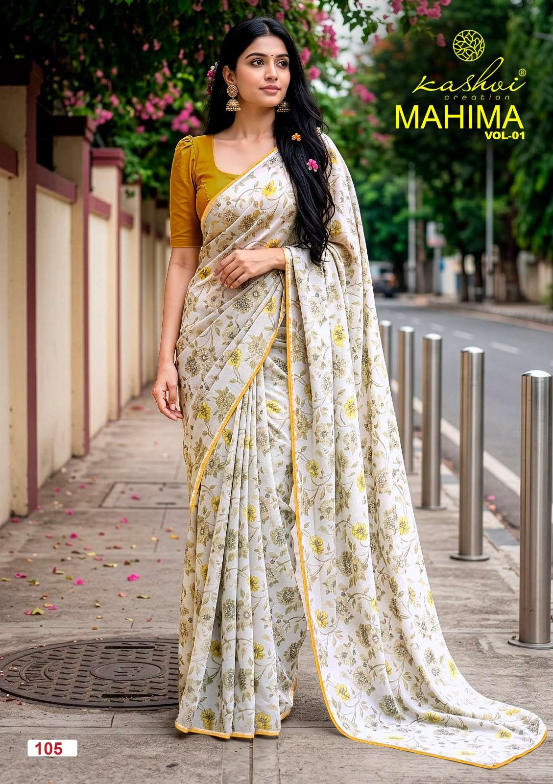 Kashvi Creation Mahima Vol 1 Major Georgette Saree - Amrah Wholesale
