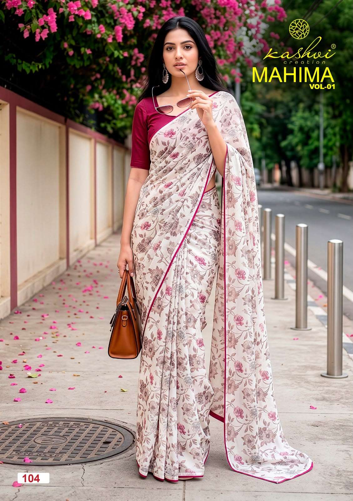 Kashvi Creation Mahima Vol 1 Major Georgette Saree - Amrah Wholesale