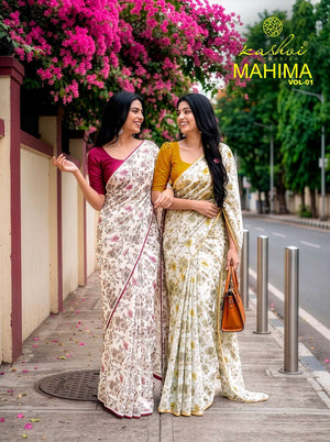 Kashvi Creation Mahima Vol 1 Major Georgette Saree - Amrah Wholesale