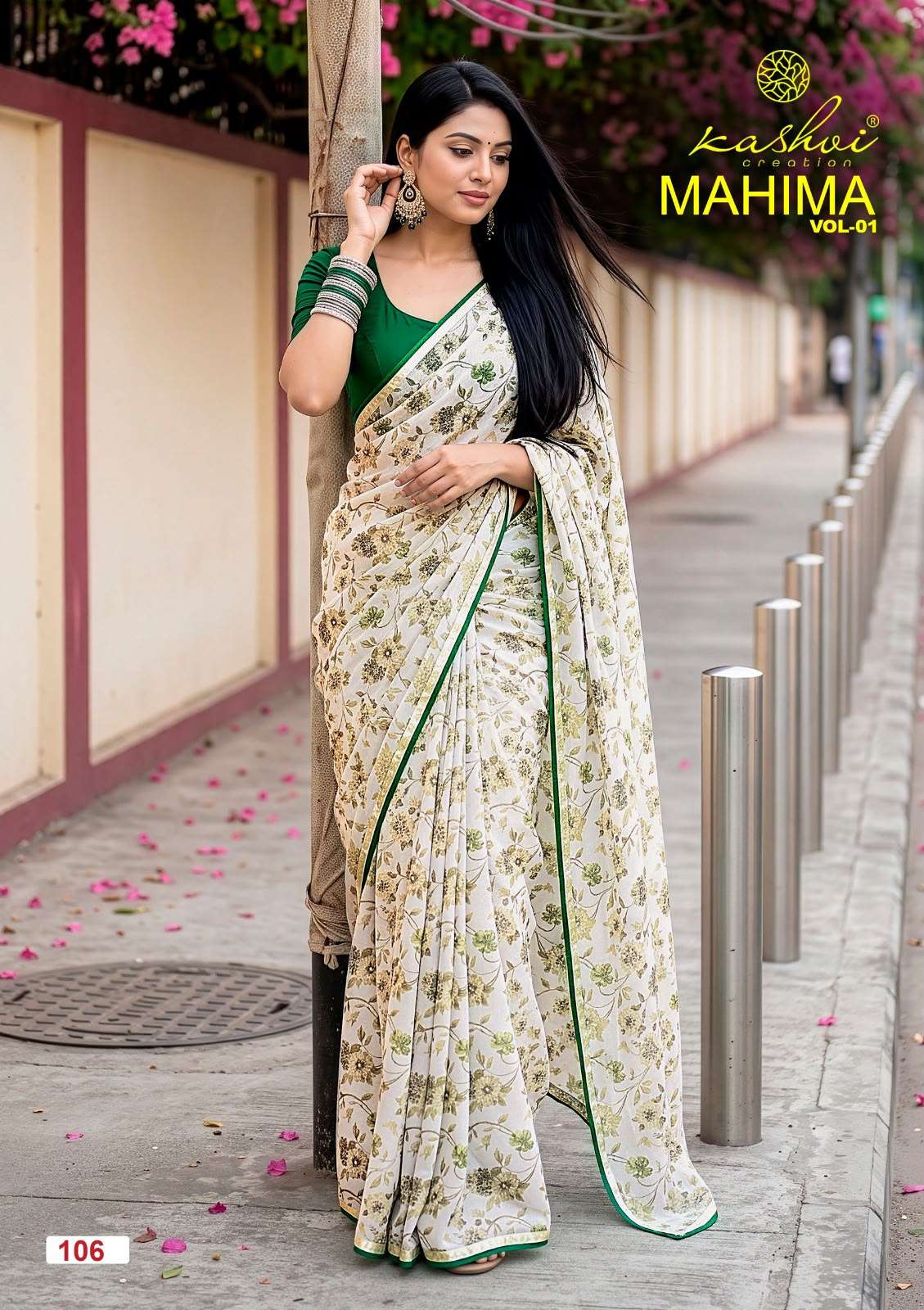 Kashvi Creation Mahima Vol 1 Major Georgette Saree - Amrah Wholesale