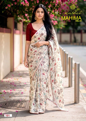 Kashvi Creation Mahima Vol 1 Major Georgette Saree - Amrah Wholesale