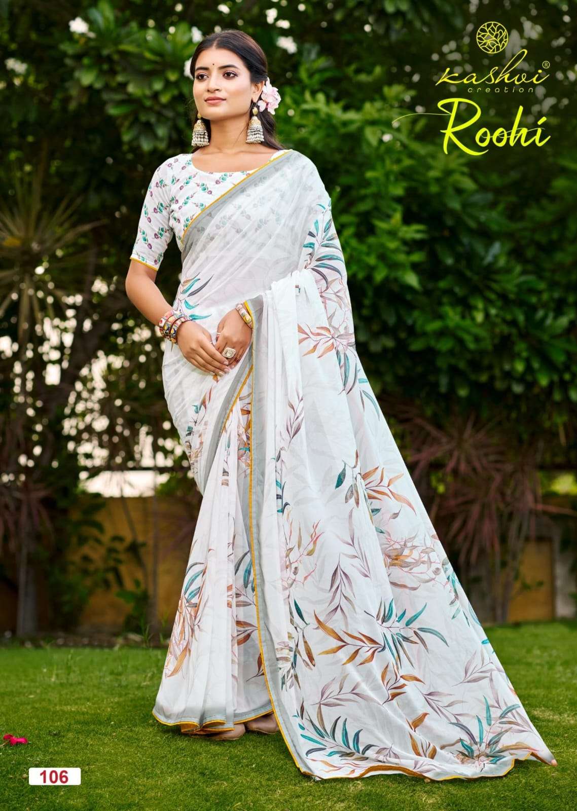 Kashvi Creation Ruhi Vol 1 Raga Digital Print Saree - Amrah Wholesale