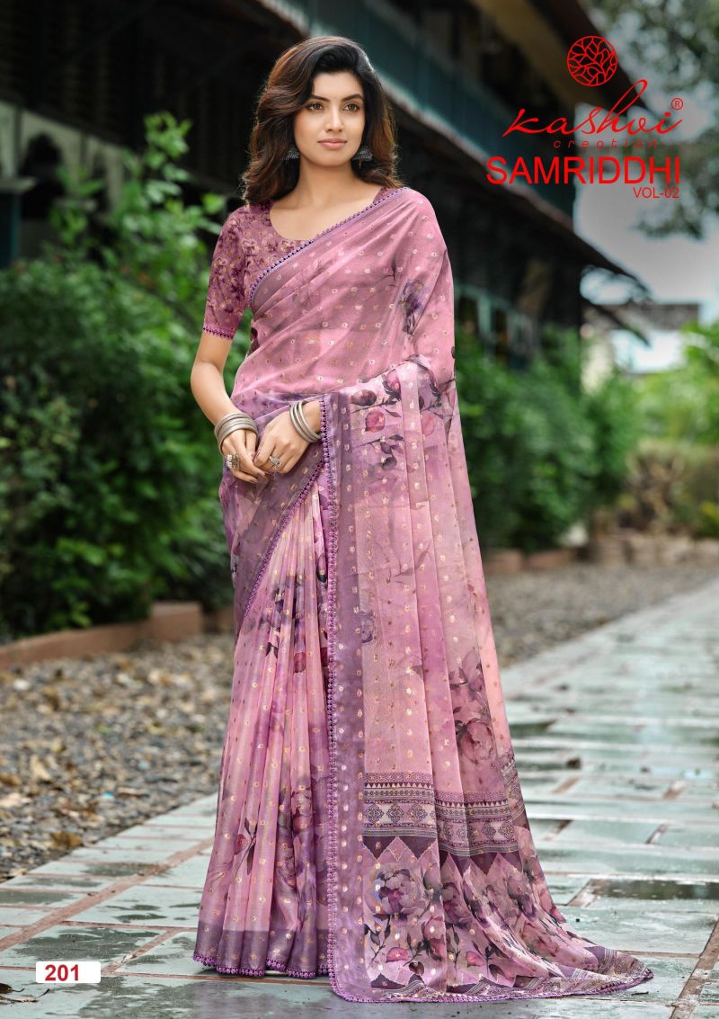 Kashvi Creation Samriddhi Vol 2 Nc Moss Saree - Amrah Wholesale