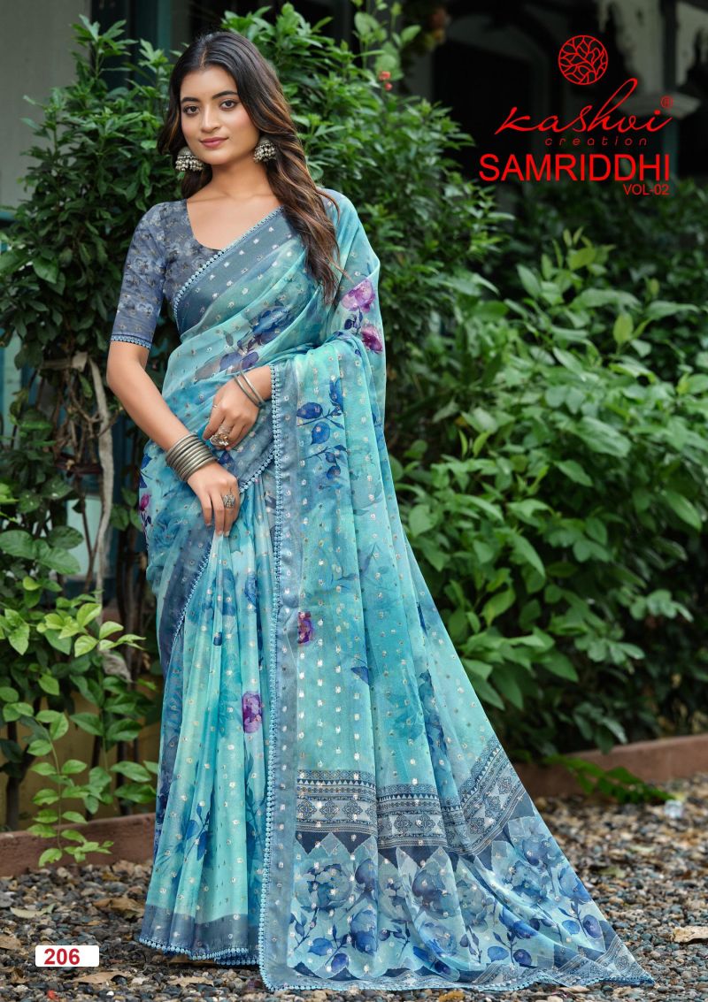 Kashvi Creation Samriddhi Vol 2 Nc Moss Saree - Amrah Wholesale