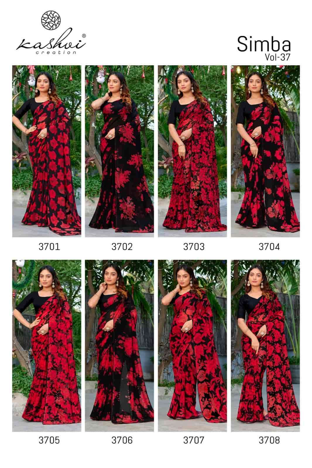Kashvi Creation Simba Vol 37 Georgette Saree