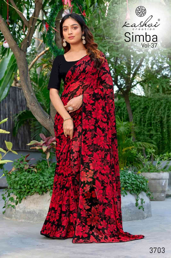 Kashvi Creation Simba Vol 37 Georgette Saree