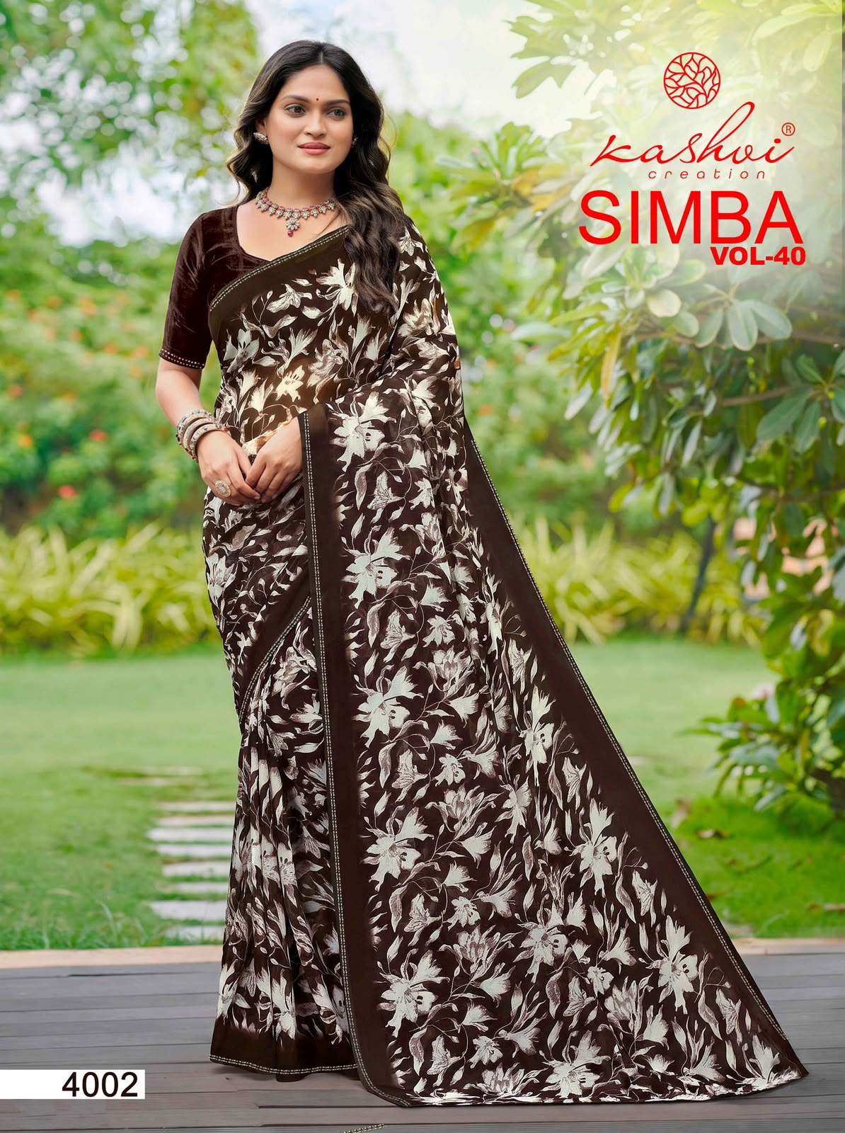 Kashvi Creation Simba Vol 40 Georgette Saree