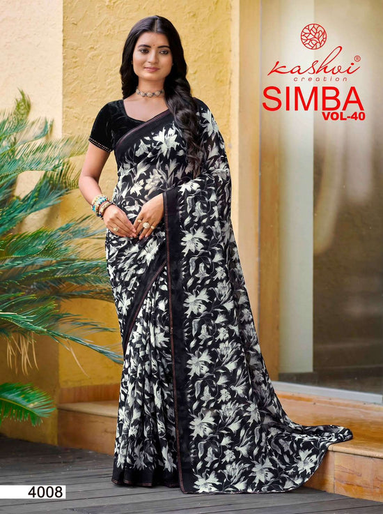 Kashvi Creation Simba Vol 40 Georgette Saree