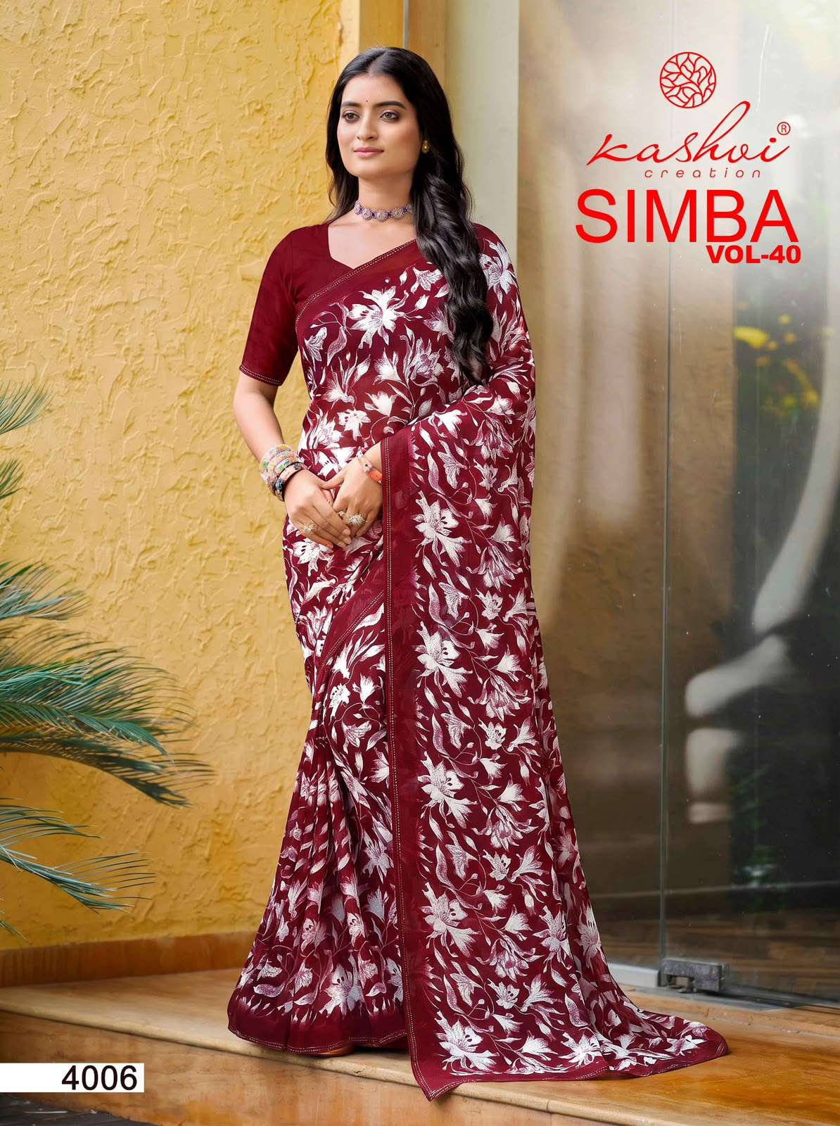 Kashvi Creation Simba Vol 40 Georgette Saree