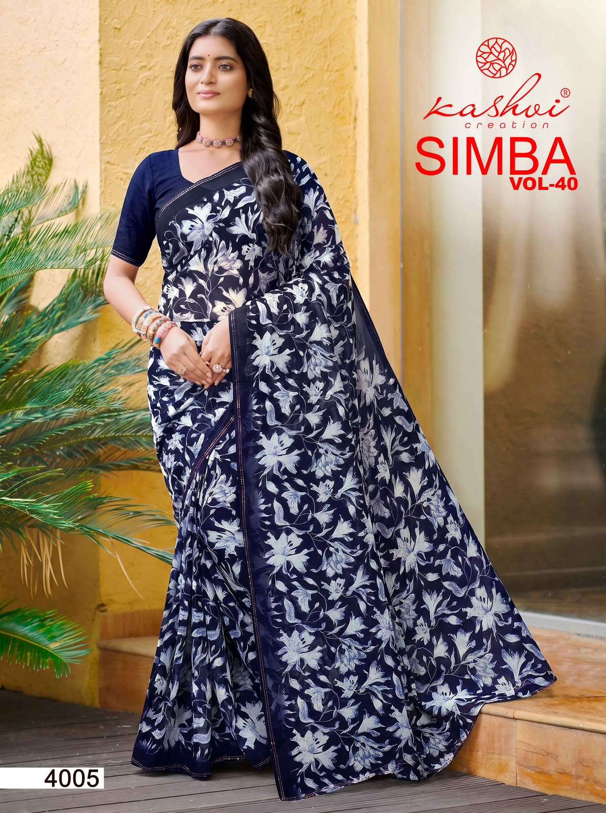 Kashvi Creation Simba Vol 40 Georgette Saree