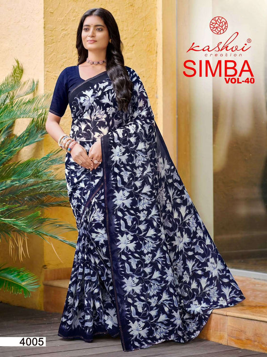 Kashvi Creation Simba Vol 40 Georgette Saree
