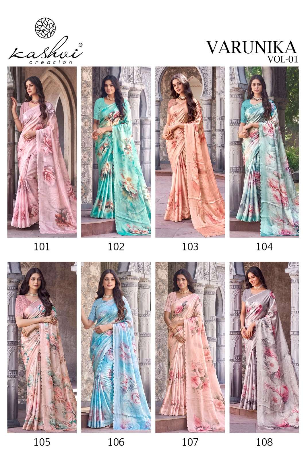 Kashvi Creation Varunika Vol 1 Tesla Digital Print Saree