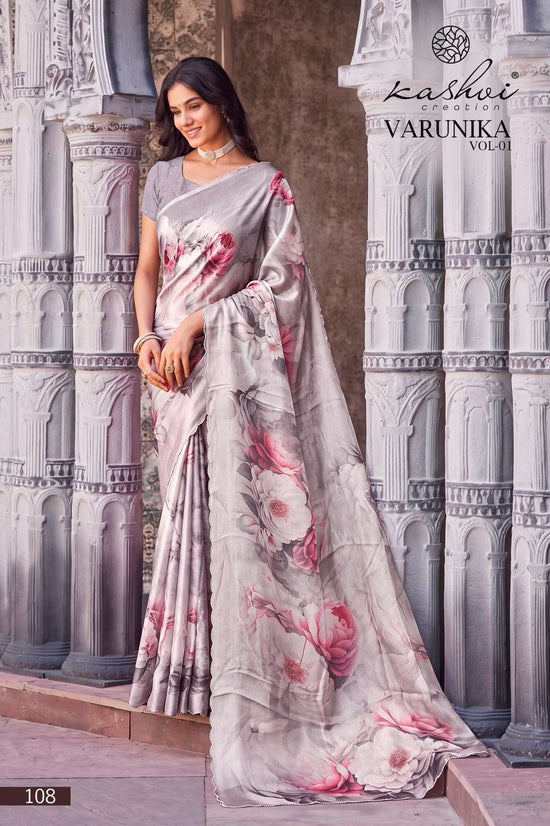 Kashvi Creation Varunika Vol 1 Tesla Digital Print Saree