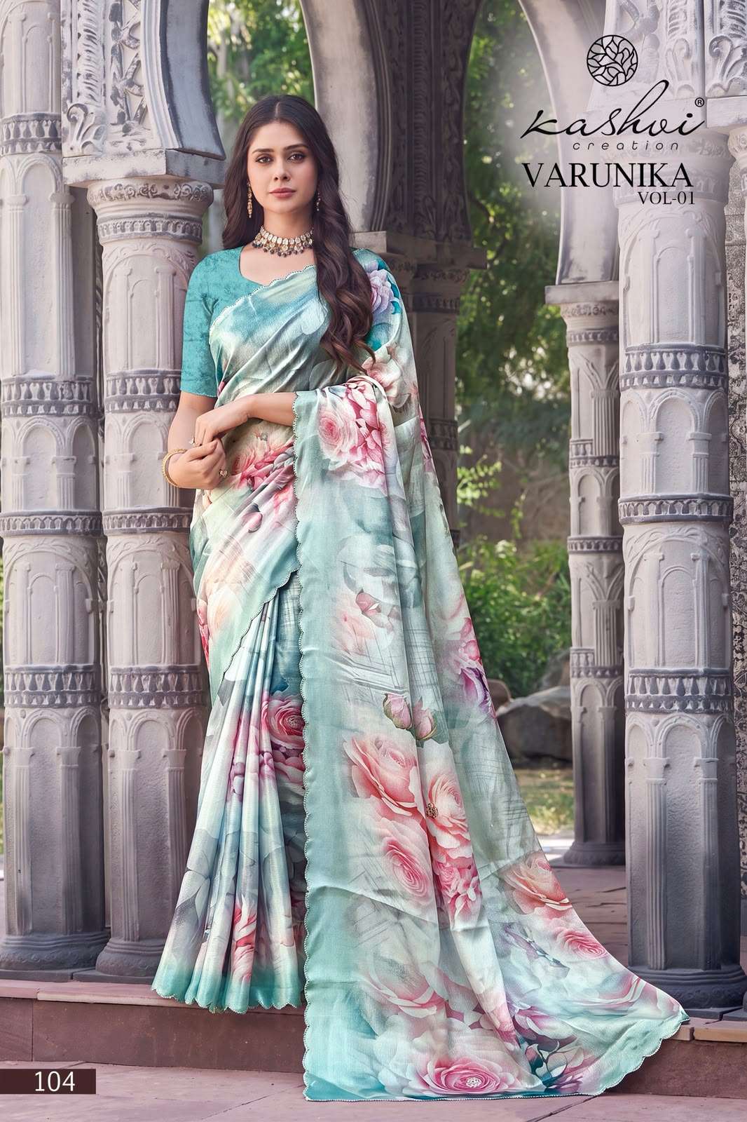 Kashvi Creation Varunika Vol 1 Tesla Digital Print Saree