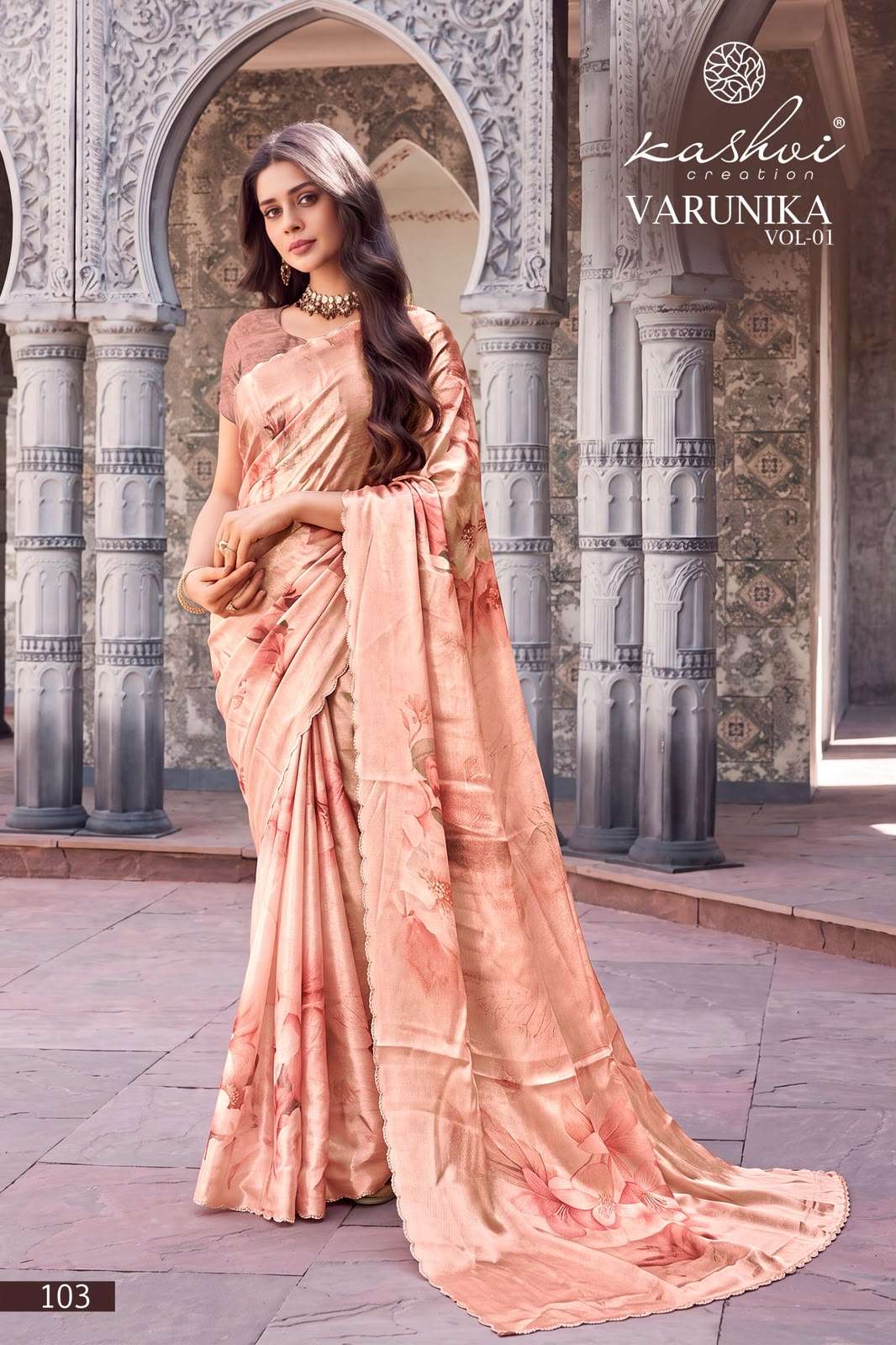 Kashvi Creation Varunika Vol 1 Tesla Digital Print Saree