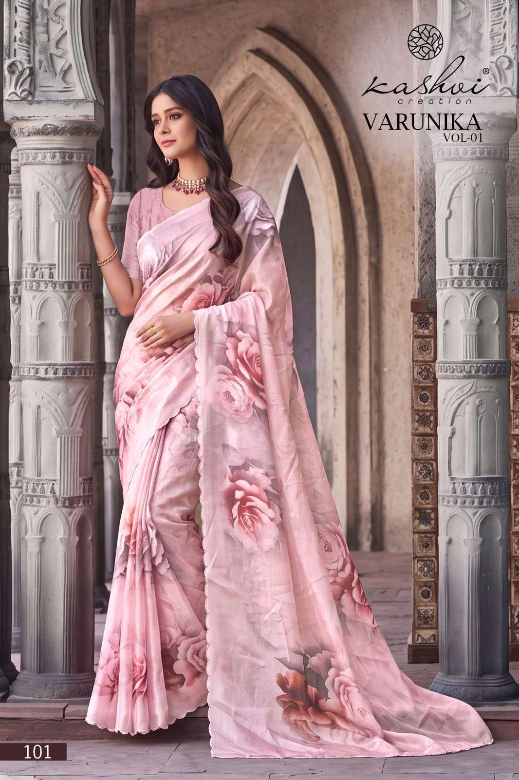 Kashvi Creation Varunika Vol 1 Tesla Digital Print Saree
