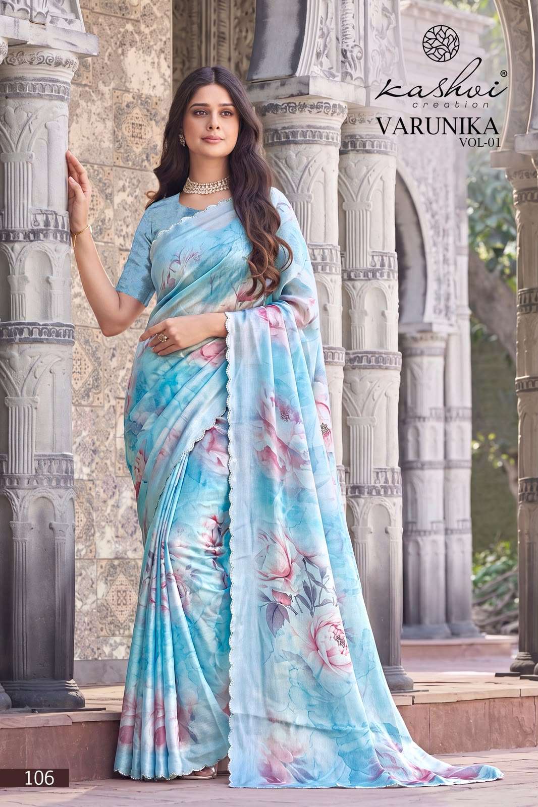 Kashvi Creation Varunika Vol 1 Tesla Digital Print Saree