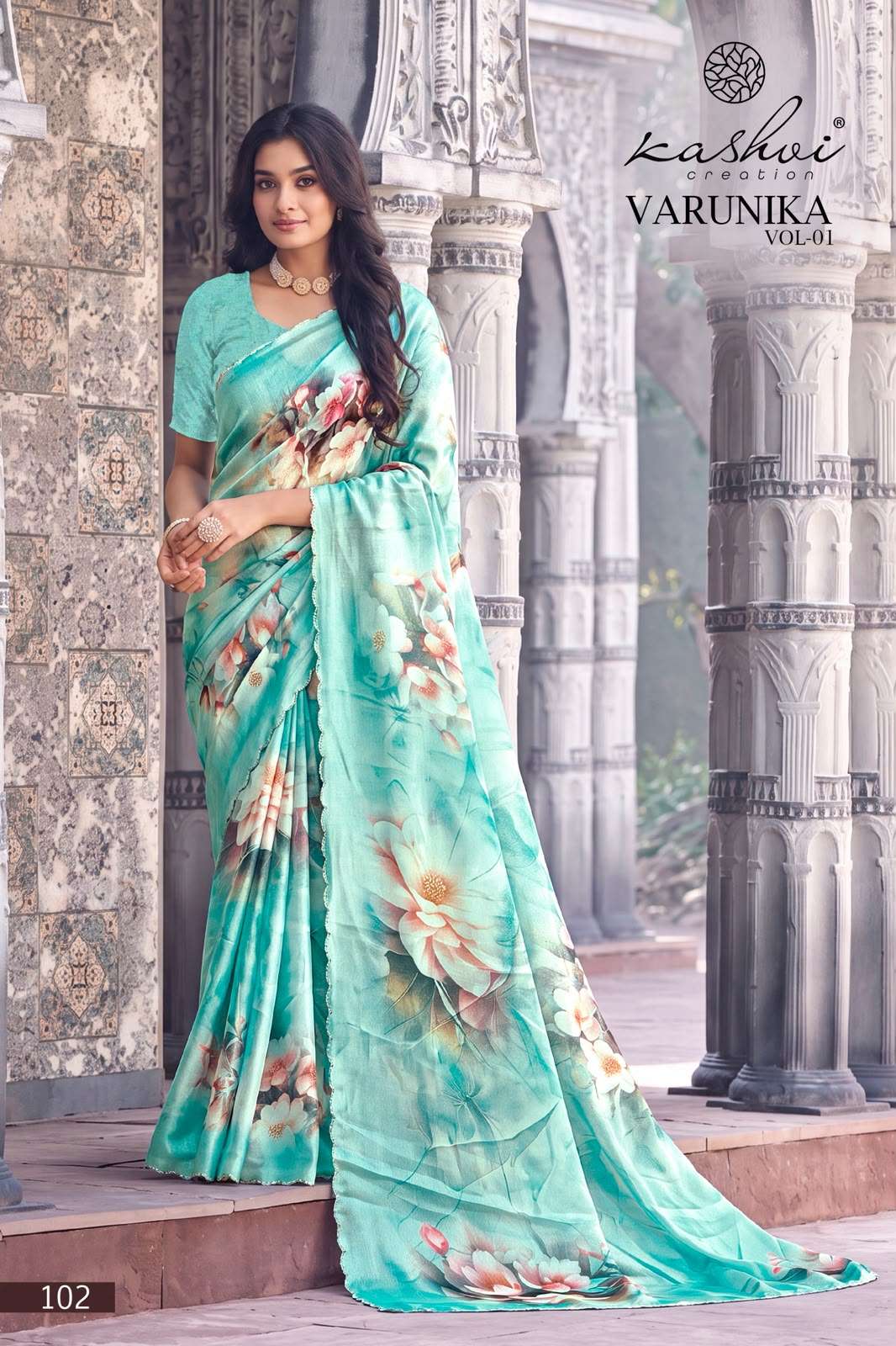 Kashvi Creation Varunika Vol 1 Tesla Digital Print Saree