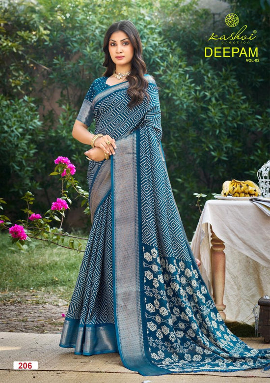 Kashvi Deepam Vol 2 Dola Silk Printed Saree Collection - Amrah Wholesale