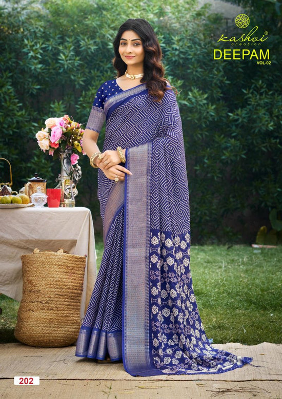 Kashvi Deepam Vol 2 Dola Silk Printed Saree Collection - Amrah Wholesale
