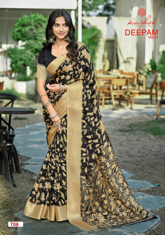 Kashvi Deepam Vol 7 Dola Silk Printed Saree Collection - Amrah Wholesale